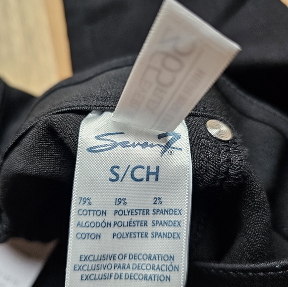 Seven7 High Rise 365 Everlasting Flex Leggings Black Small 0/2/4 - Picture 5 of 12